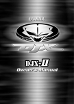 Yamaha DJX-II Owner`s manual