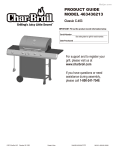 Char-Broil 463436213 Product guide