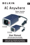 Belkin F5C412EB140W User manual