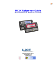 Sanwa MX-3X Specifications