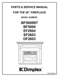 Dimplex BF5000NT Service manual