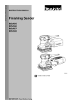 Makita BO4555 Instruction manual