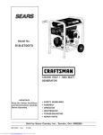 Craftsman 919.670070 Owner`s manual