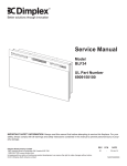 Dimplex BLF34 Service manual