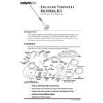 Motorola PCS Cellular Telephone Installation manual