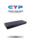 CYP CMPRO-4H4H Specifications