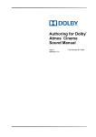Authoring for Dolby Atmos Cinema Sound Manual