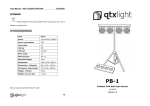 QTX Light 151.272 User manual