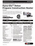 Dyna-Glo RMC-FA300DGD Operating instructions