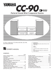 Yamaha CC-90 Owner`s manual