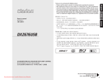 Clarion DXZ676USB Owner`s manual