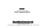 Audio Control EQS Specifications