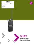 Motorola CP185 Series Technical information
