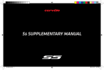 Cerv'elo S5 Installation manual