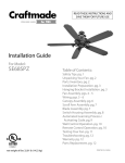 Craftmade SE68SPZ Installation guide