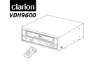 Clarion VDH9600 Owner`s manual