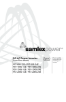 Samlexpower DC-2000-KIT Owner`s manual