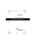 Radio Shack 12-801 Owner`s manual
