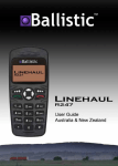 Ballistic Linehaul R247 User guide