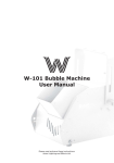 Antari W-101 User manual