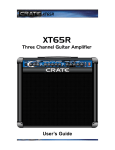 Crate XT65R User`s guide