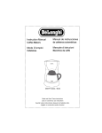 DeLonghi DC51TT Series Instruction manual