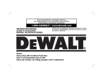 DeWalt DC351 Instruction manual