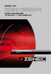 ZENEC ZE-TVA User manual