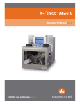 Datamax A-Class Mark II Operator`s manual