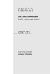 Clarion CZ101 Owner`s manual