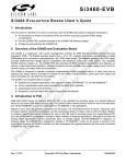 Silicon Laboratories Si3460 Specifications