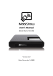 MobiShow MS-200 User`s manual