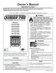 Quadra-Fire CASTINS-CSB Owner`s manual