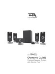 Cyber Acoustics CA-5402 Operating instructions
