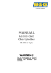 B&G h1000 CND Owner`s manual