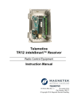 Magnetek Telemotive TR12 inteleSmart Instruction manual