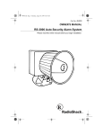 Radio Shack RS-3000 Owner`s manual