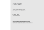 Clarion M502 Owner`s manual