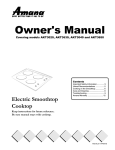 Maytag AKT3040 Owner`s manual