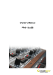 CreamWare PRO-12 ASB Owner`s manual