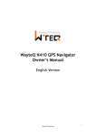 WayteQ N410 Owner`s manual