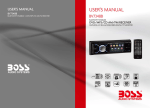 Boss Audio Car Stereos User Manual