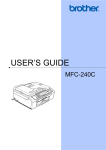 Brother NV780D User`s guide