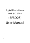 Digital Photo Frame With 3