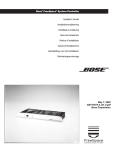 Bose FreeSpace 8 Operating instructions