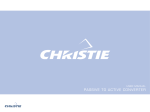 Christie PASSIVE TO ACTIVE CONVERTER User manual