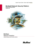 McAfee M3050 - Network Security Platform Installation guide