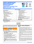 York GY9 Service manual