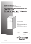 Bosch GREENSTAR CDI C33 Instruction manual
