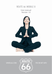 ROUTE 66 MOBILE 8 - VERSION 1.0 User manual